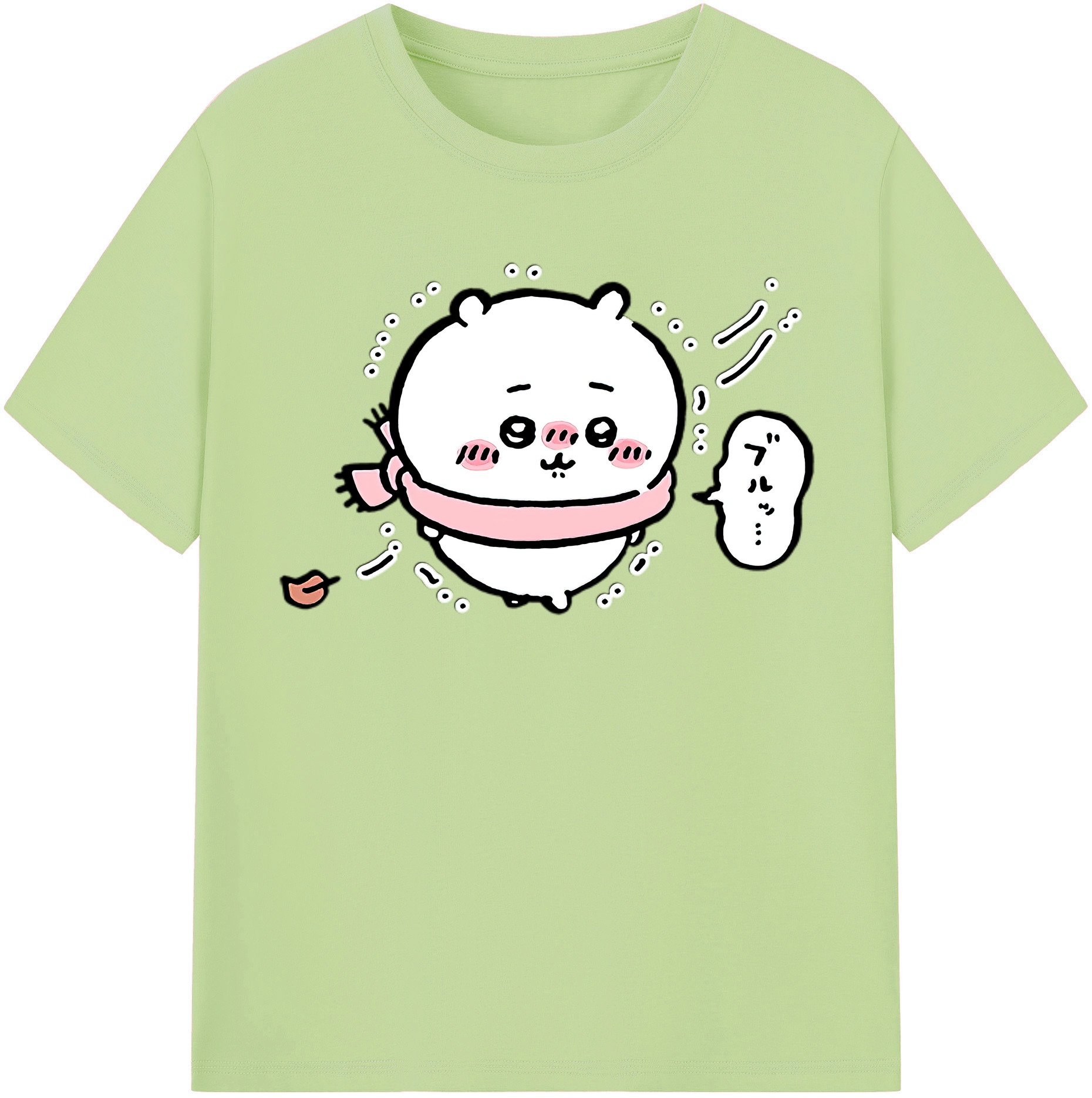 （画像用） ちいかわ ちいかわ Chii-kawa chiikawa 綿100％半袖Tシャツ（フロントプリント）